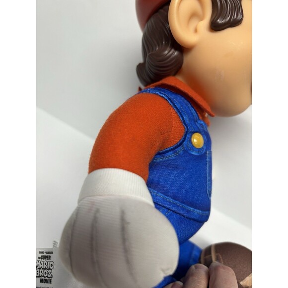 The Super Mario Bros Movie Poseable Plush Figure Jakks Pacific Nintendo In Hand - Picture 7 of 9